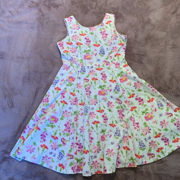 Vintage Handmade Floral Sundress - XL - Picture 1 of 6